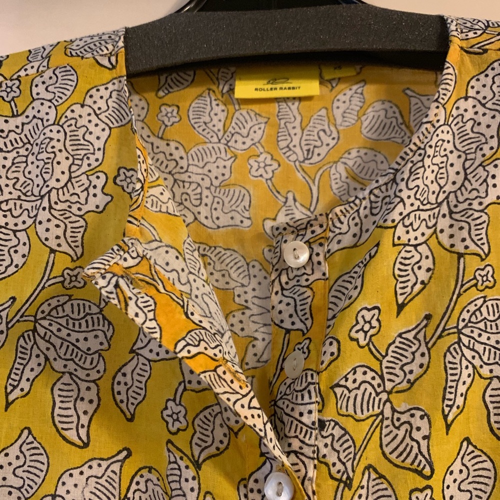 Roller Rabbitt size XS maxi dress yellow